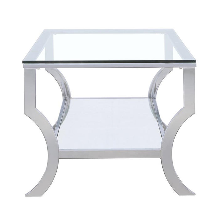 Saide - Rectangular Glass Top Table – End Tables by CoasterEssence at Furniture Wholesale Plus , Nashville furniture store