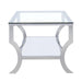 Saide - Rectangular Glass Top Table – End Tables by CoasterEssence at Furniture Wholesale Plus , Nashville furniture store