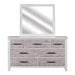Backroads - Dresser & Mirror - Weathered White – Dresser & Mirror by Liberty Furniture at Furniture Wholesale Plus , Nashville furniture store