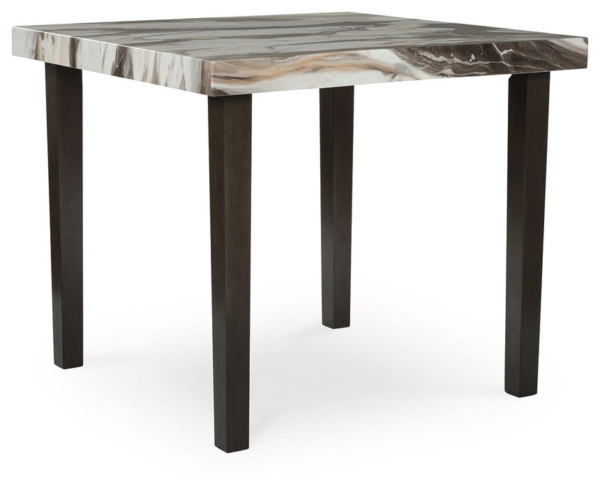Jeshina - Square Dining Room Counter Table - Dark Brown / Beige – Counter Tables by Signature Design by Ashley® at Furniture Wholesale Plus , Nashville furniture store
