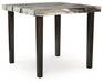Jeshina - Square Dining Room Counter Table - Dark Brown / Beige – Counter Tables by Signature Design by Ashley® at Furniture Wholesale Plus , Nashville furniture store