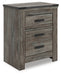 Frandern - Two Drawer Night Stand - Gray – Nightstands by Signature Design by Ashley® at Furniture Wholesale Plus , Nashville furniture store