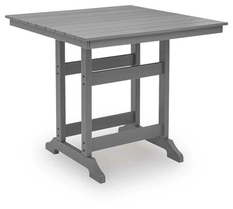 Sanctuary Beach - Square Counter Table With Umbrella Option - Dark Gray – Dining Tables by Signature Design by Ashley® at Furniture Wholesale Plus , Nashville furniture store