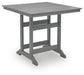 Sanctuary Beach - Square Counter Table With Umbrella Option - Dark Gray – Dining Tables by Signature Design by Ashley® at Furniture Wholesale Plus , Nashville furniture store