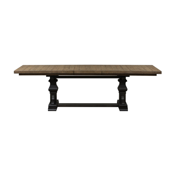 Harvest Home - Trestle Table Set – 5 Piece Dining Room Sets by Liberty Furniture at Furniture Wholesale Plus , Nashville furniture store