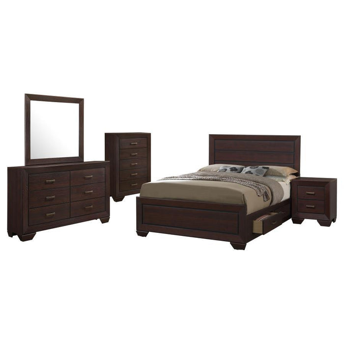 Kauffman - Transitional Storage Bed Bedroom Set – 4 Piece Bedroom Sets by CoasterEveryday at Furniture Wholesale Plus , Nashville furniture store