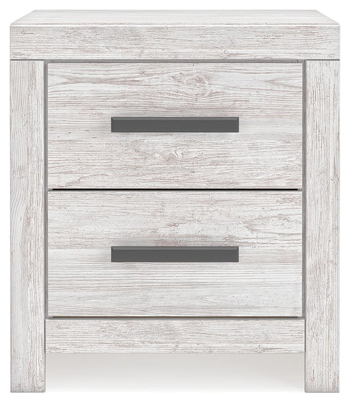 Cayboni - Whitewash - Two Drawer Night Stand - Premium Accent Nightstands from Signature Design by Ashley® - Just $158! Shop now at Furniture Wholesale Plus  We are the best furniture store in Nashville, Hendersonville, Goodlettsville, Madison, Antioch, Mount Juliet, Lebanon, Gallatin, Springfield, Murfreesboro, Franklin, Brentwood