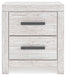 Cayboni - Two Drawer Night Stand - Whitewash – Accent Nightstands by Signature Design by Ashley® at Furniture Wholesale Plus , Nashville furniture store