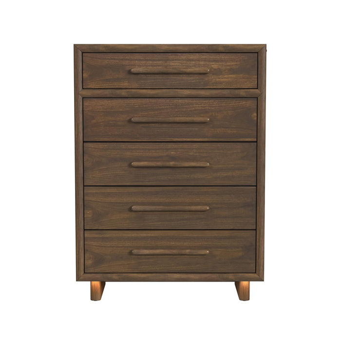 Brisbane - Chest With LED - Brown – Accent Chests by Elements International at Furniture Wholesale Plus , Nashville furniture store