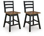 Wildenauer - Swivel Stool (Set of 2) – Stool Sets by Signature Design by Ashley® at Furniture Wholesale Plus , Nashville furniture store
