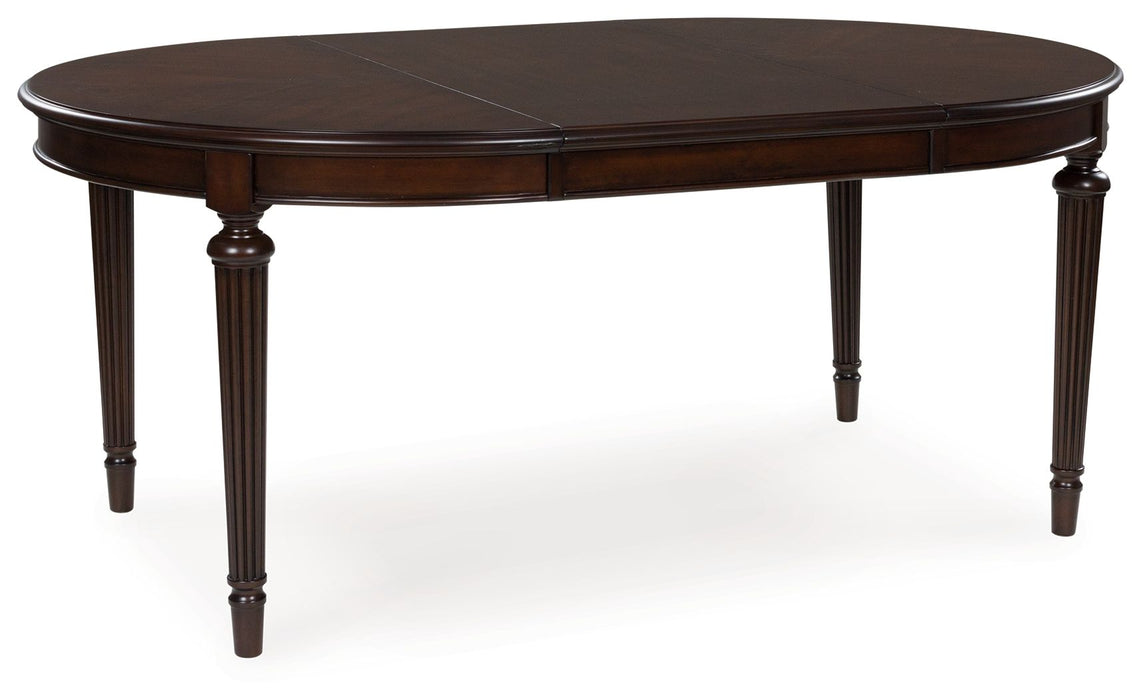 Lavinton - 8 Pc. - Dining Room Extension Table, 6 Side Chairs, Server - Brown – 8 + Piece Dining Room Sets by Signature Design by Ashley® at Furniture Wholesale Plus , Nashville furniture store