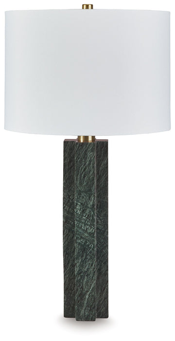 Keegan - Marble Table Lamp - Green – Table Lamps by Signature Design by Ashley® at Furniture Wholesale Plus , Nashville furniture store