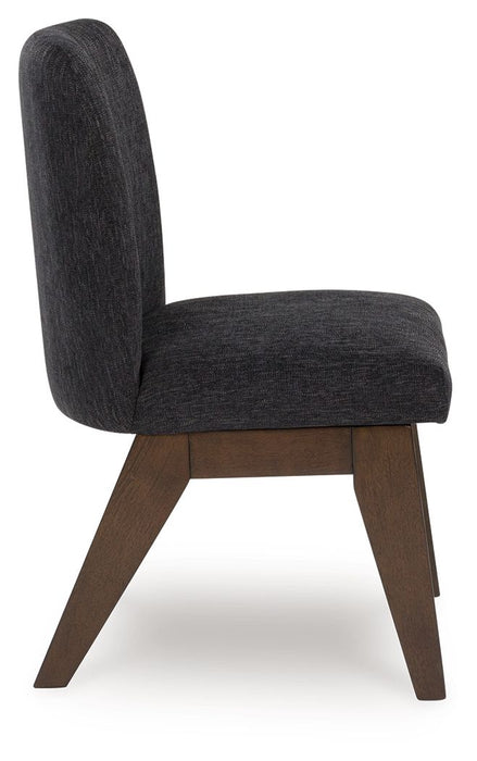 Dilenno - Dining Upholstered Side Chair (Set of 2) - Dark Brown – Chair Sets by Signature Design by Ashley® at Furniture Wholesale Plus , Nashville furniture store