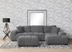 Octavia - Upholstered Sectional Chaise Sofa – Stationary Sectionals by Coaster Fine Furniture at Furniture Wholesale Plus , Nashville furniture store