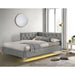 Amberley - Full Upholstered Corner Bed With LED And USB – Upholstered Beds by Elements International at Furniture Wholesale Plus , Nashville furniture store
