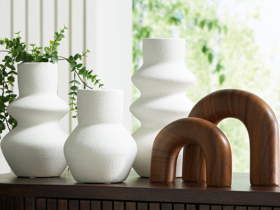 Carterworth - Accessory Set (Set of 5) - White / Brown – Table Accessory Sets by Signature Design by Ashley® at Furniture Wholesale Plus , Nashville furniture store