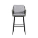 Bayhill - Fabric Barstool (Set of 2) - Black / Gray – Stool Sets by Elements International at Furniture Wholesale Plus , Nashville furniture store