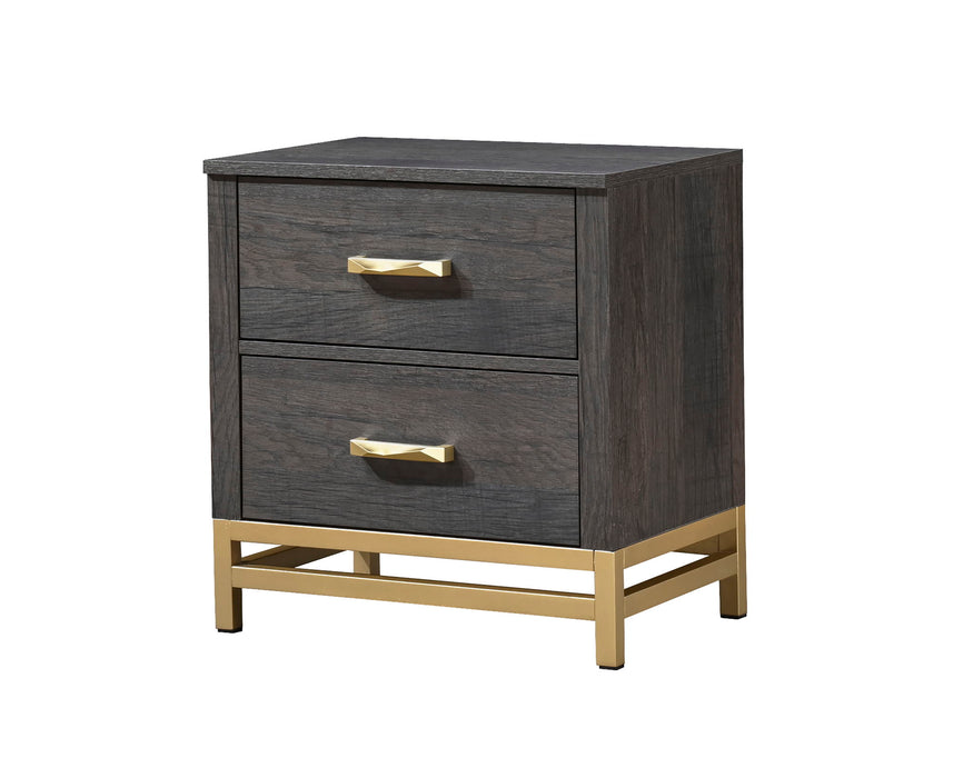 Trevor - Nightstand - Brown – Accent Nightstands by Crown Mark at Furniture Wholesale Plus , Nashville furniture store