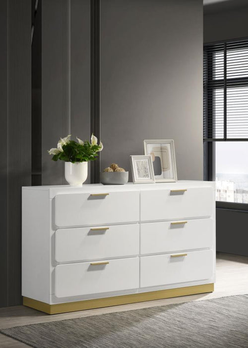 Caraway - 6-Drawer Dresser – Dressers by Coaster Fine Furniture at Furniture Wholesale Plus , Nashville furniture store