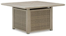 Cliff Trails - Square Fire Pit Table - Beige – Fire Pits by Signature Design by Ashley® at Furniture Wholesale Plus , Nashville furniture store