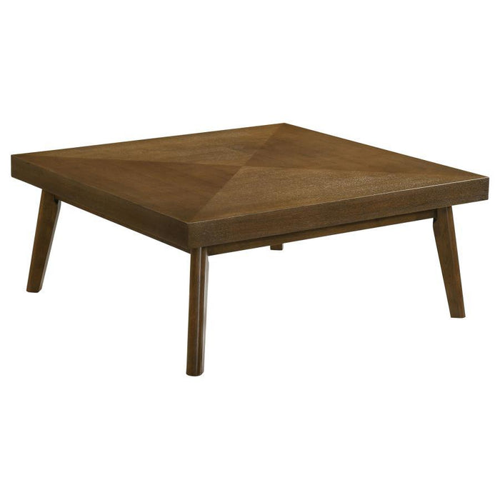 Westerly - Square Wood Coffee Table - Walnut Brown – Coffee Tables by Coaster Fine Furniture at Furniture Wholesale Plus , Nashville furniture store