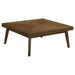 Westerly - Square Wood Coffee Table - Walnut Brown – Coffee Tables by Coaster Fine Furniture at Furniture Wholesale Plus , Nashville furniture store