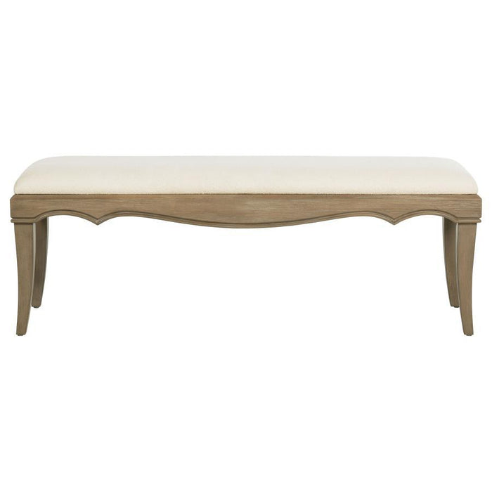 Revello - Upholstered Bench - Washed Mango – Upholstered Benches by Coaster Fine Furniture at Furniture Wholesale Plus , Nashville furniture store