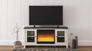Dorrinson - TV Stand With Fireplace Insert – Fireplace TV Stands by Signature Design by Ashley® at Furniture Wholesale Plus , Nashville furniture store