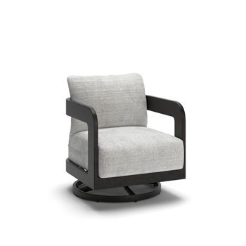 Salina Bay - Swivel Lounge With Cushion - Black / Gray – Lounge Chairs by Millennium® by Ashley at Furniture Wholesale Plus , Nashville furniture store