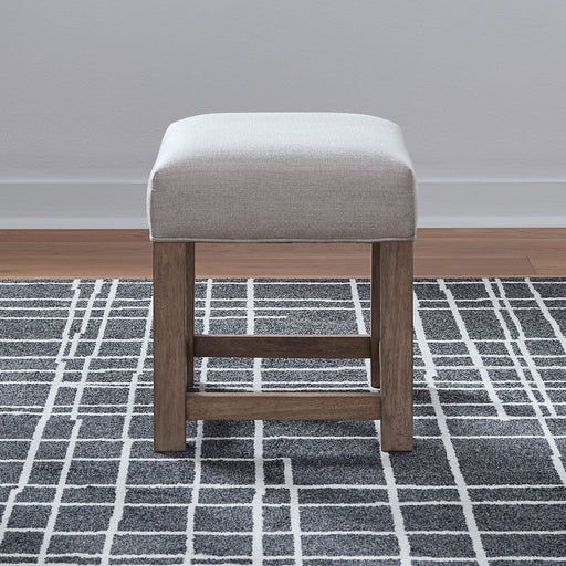 Corso - Upholstered Console Stool - Natural & Concrete – Counter Height (24"-27") by Liberty Furniture at Furniture Wholesale Plus , Nashville furniture store