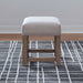 Corso - Upholstered Console Stool - Natural & Concrete – Counter Height (24"-27") by Liberty Furniture at Furniture Wholesale Plus , Nashville furniture store