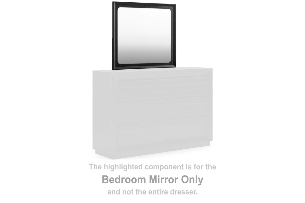 Londer - Bedroom Mirror - Black – Mirrors by Millennium® by Ashley at Furniture Wholesale Plus , Nashville furniture store