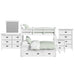Hampton Kids - Bunk With Ladder And Trundle Bedroom Set – 3 Piece Bedroom Sets by Elements International at Furniture Wholesale Plus , Nashville furniture store