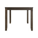 Brock - 7 Piece Dining Set (Table And Six Chairs) - Walnut – 7 Piece Dining Room Sets by Elements International at Furniture Wholesale Plus , Nashville furniture store