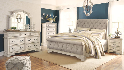 Realyn - Bedroom Sleigh Bed Set - Premium 6 Piece Bedroom Sets from Signature Design by Ashley® - Just $2348! Shop now at Furniture Wholesale Plus  We are the best furniture store in Nashville, Hendersonville, Goodlettsville, Madison, Antioch, Mount Juliet, Lebanon, Gallatin, Springfield, Murfreesboro, Franklin, Brentwood