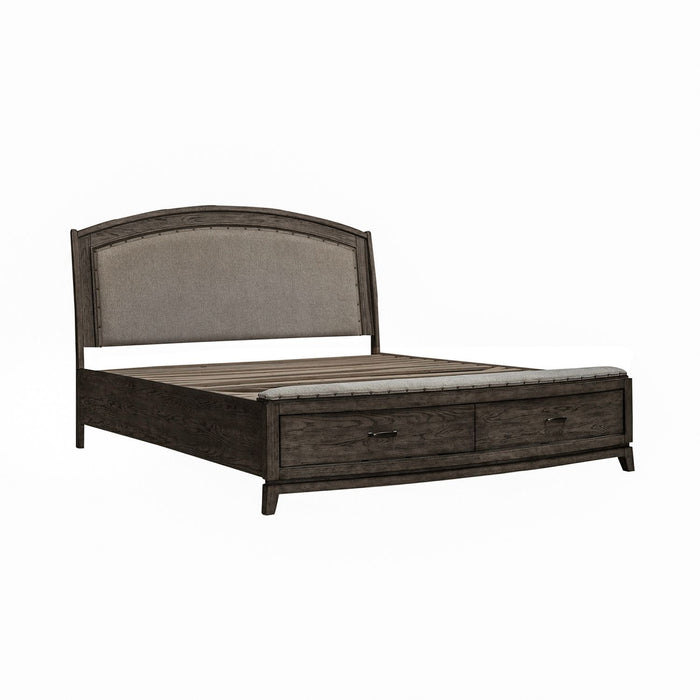 Avalon - Upholstered Storage Bed – Storage Beds by Liberty Furniture at Furniture Wholesale Plus , Nashville furniture store