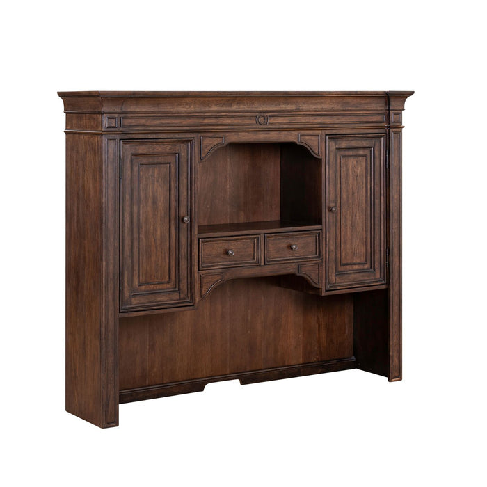 Providence Park - Jr Executive Credenza Hutch - Chateau Brown – Hutches by Liberty Furniture at Furniture Wholesale Plus , Nashville furniture store