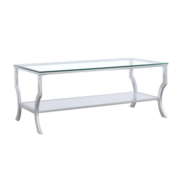 Saide - Rectangular Glass Top Table – End Tables by CoasterEssence at Furniture Wholesale Plus , Nashville furniture store