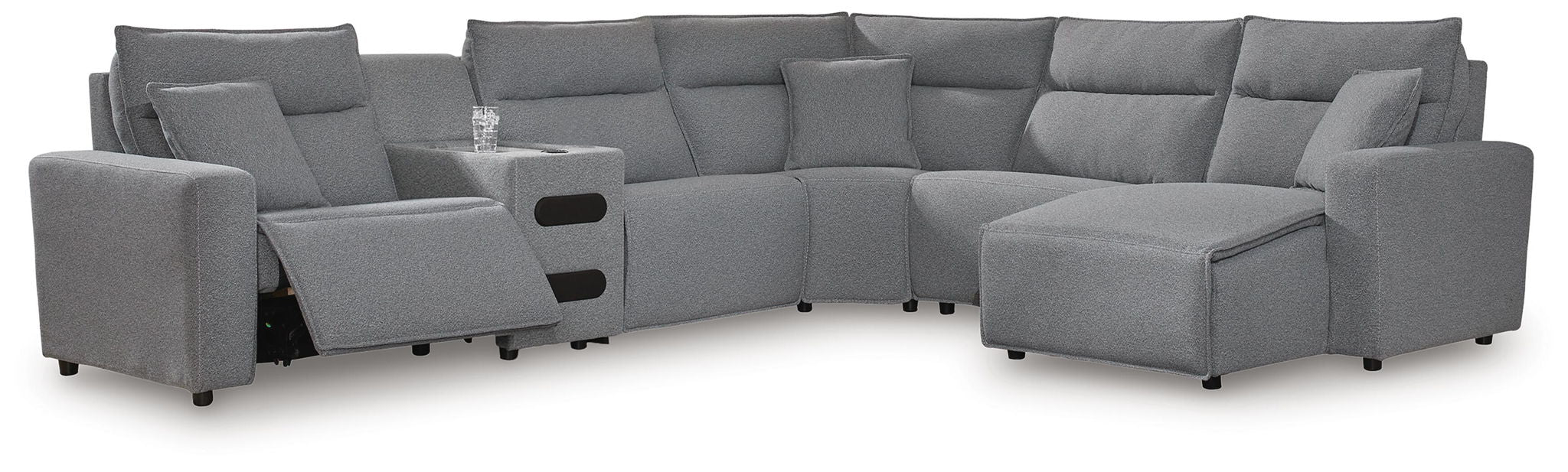 Modmax II - Reclining Sectional - Salt And Pepper – Reclining Sectionals by Signature Design by Ashley® at Furniture Wholesale Plus , Nashville furniture store