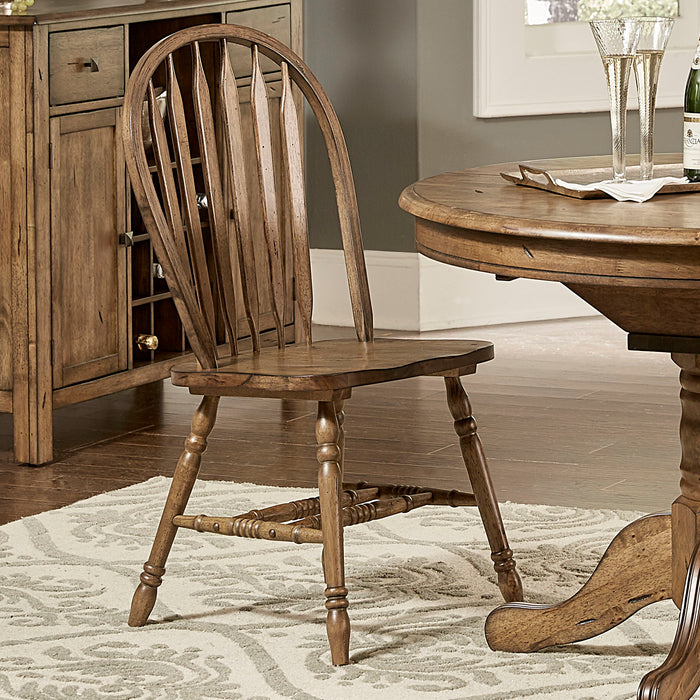 Carolina Crossing - Windsor Side Chair – Side Chairs by Liberty Furniture at Furniture Wholesale Plus , Nashville furniture store