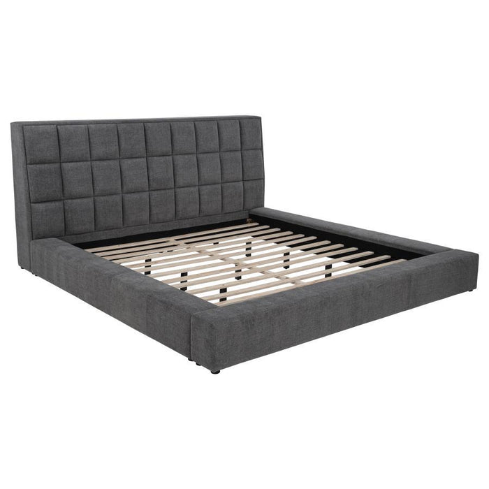 Dreux - Upholstered Panel Platform Bed – Upholstered Beds by Coaster Fine Furniture at Furniture Wholesale Plus , Nashville furniture store
