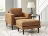 Telora - Living Room Set – Stationary Chair & Ottoman by Signature Design by Ashley® at Furniture Wholesale Plus , Nashville furniture store