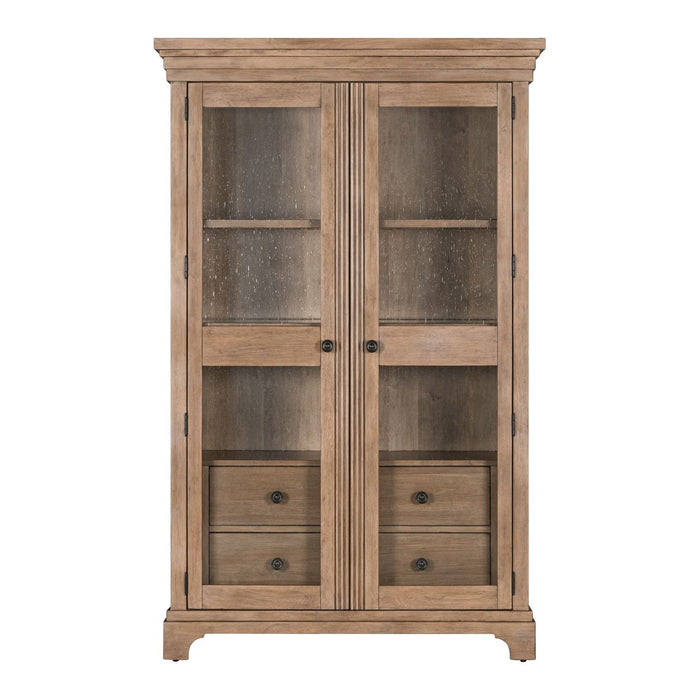 Haven Hills - Display Cabinet - Camel Beige – Display Cabinets by Liberty Furniture at Furniture Wholesale Plus , Nashville furniture store