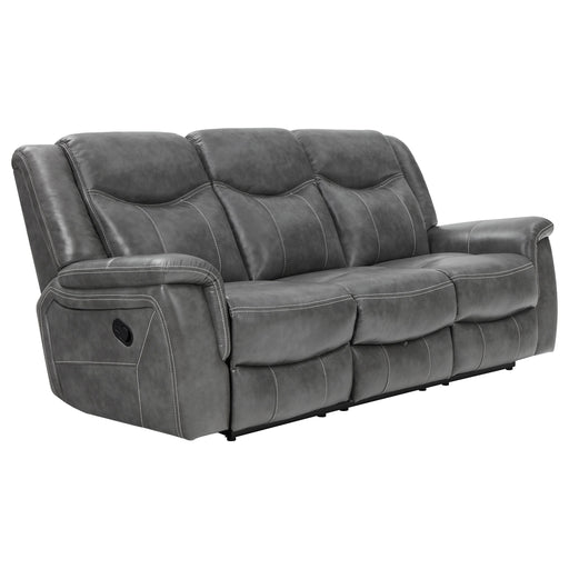 Conrad Upholstered Motion Sofa Cool Grey - Premium Sofa from Coaster Z2 Standard - Just $978! Shop now at Furniture Wholesale Plus  We are the best furniture store in Nashville, Hendersonville, Goodlettsville, Madison, Antioch, Mount Juliet, Lebanon, Gallatin, Springfield, Murfreesboro, Franklin, Brentwood