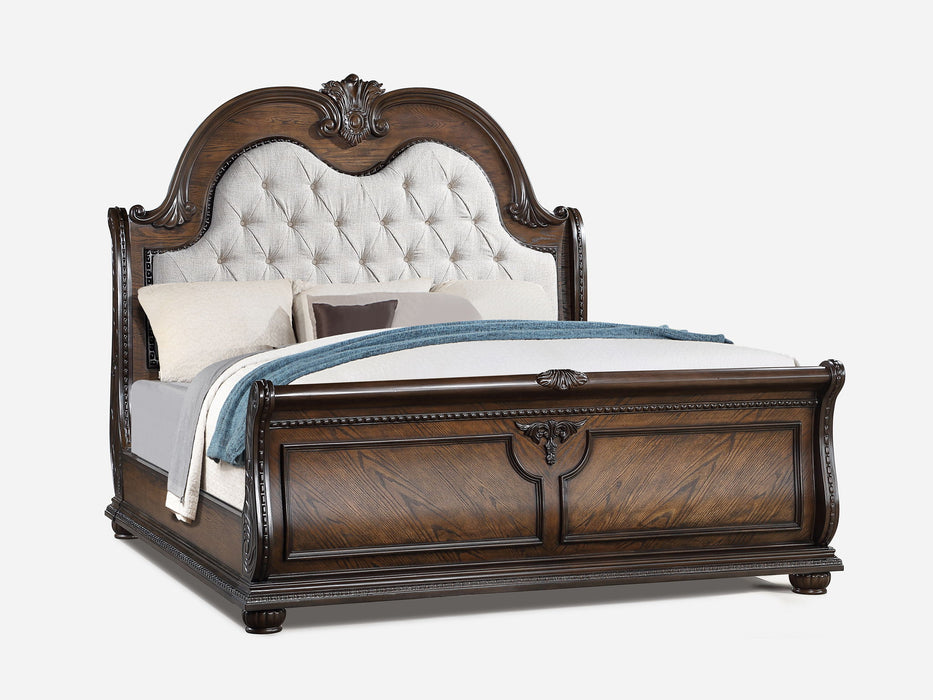 Stanley - Sleigh Bed – Sleigh Beds by Crown Mark at Furniture Wholesale Plus , Nashville furniture store