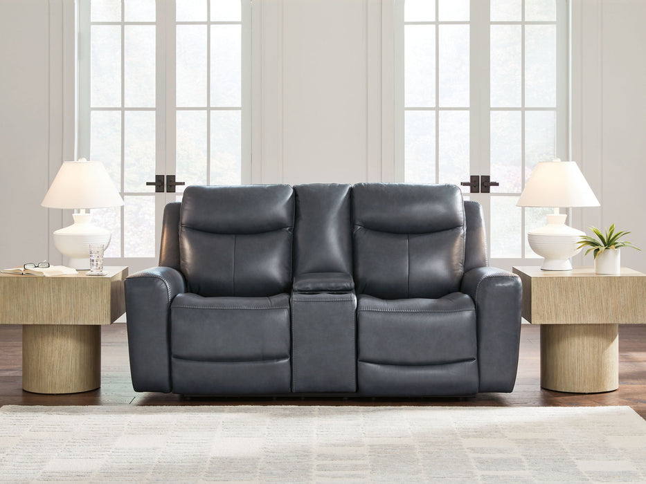 Next Move - Power Reclining Loveseat With Console / Adjustable Headrest – Reclining Loveseats by Signature Design by Ashley® at Furniture Wholesale Plus , Nashville furniture store