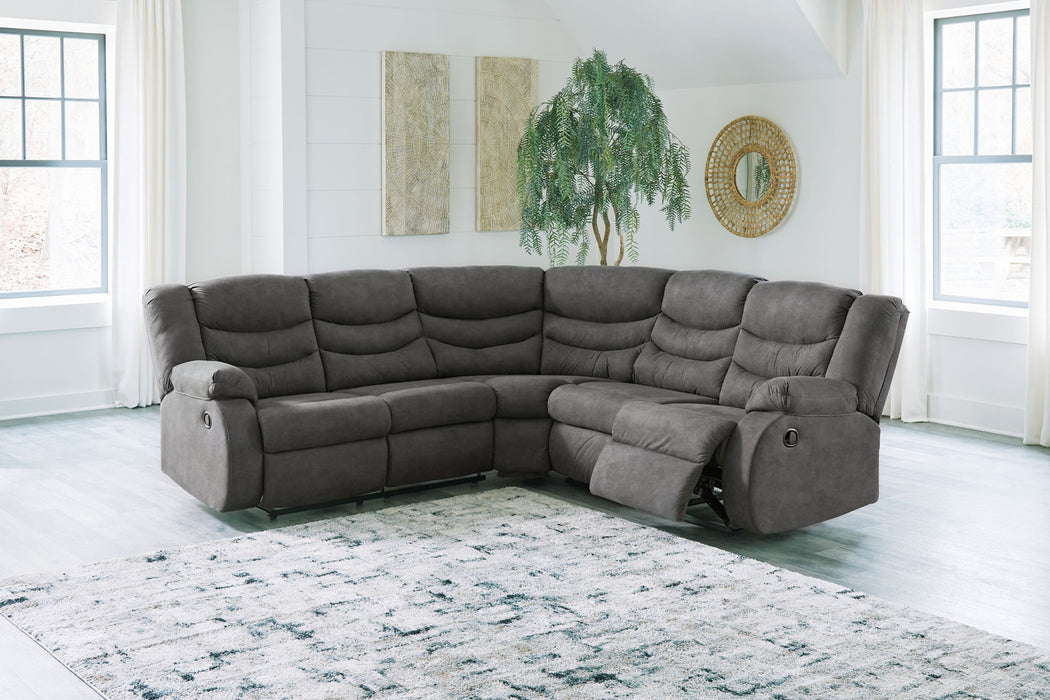 Partymate - Reclining Sectional – Reclining Sectionals by Signature Design by Ashley® at Furniture Wholesale Plus , Nashville furniture store
