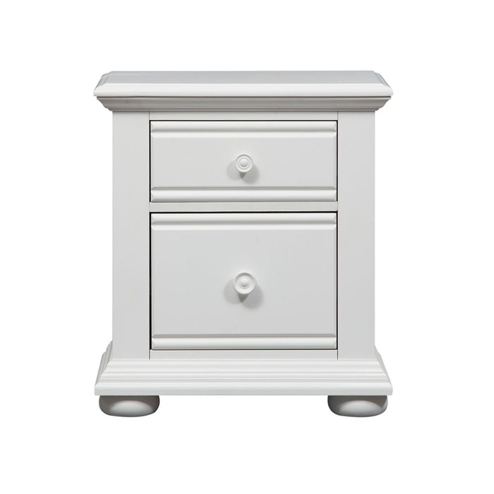 Summer House - 2 Drawer Nightstand - Oyster White – Nightstands by Liberty Furniture at Furniture Wholesale Plus , Nashville furniture store