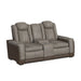 Lantana - Power Motion Loveseat With Power Headrest, LED, And Console – Reclining Loveseats by Elements International at Furniture Wholesale Plus , Nashville furniture store