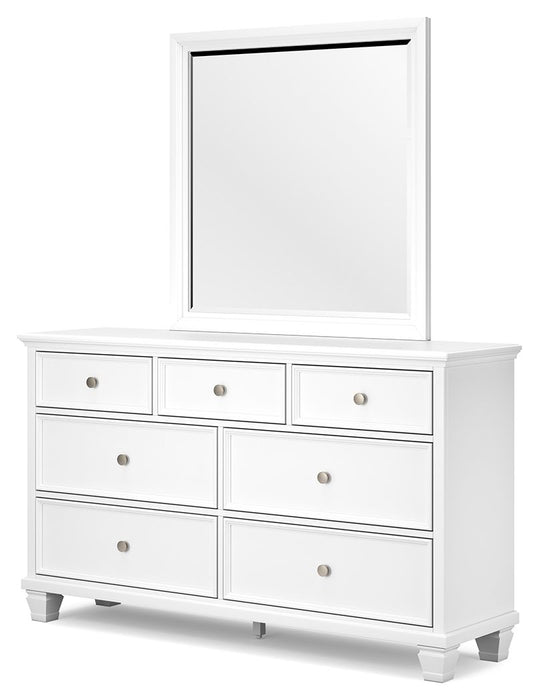 Fortman - Dresser And Mirror - White – Dresser & Mirror by Signature Design by Ashley® at Furniture Wholesale Plus , Nashville furniture store